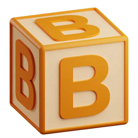 Letra b  3D Icon
