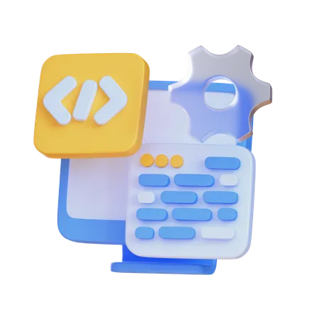 Back-End  3D Icon