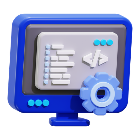 Back-end  3D Icon