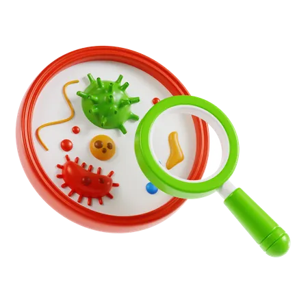 Bacteria  3D Icon