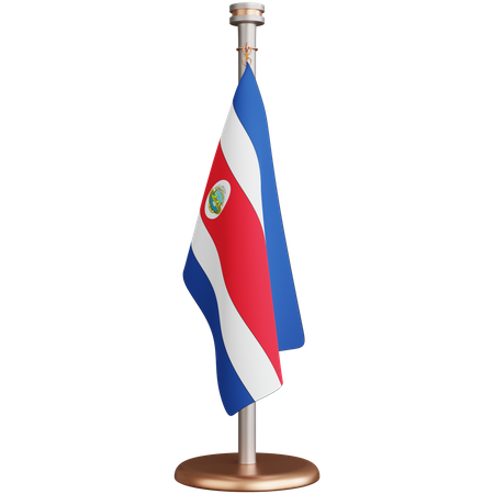 Bandeira da costa rica  3D Icon