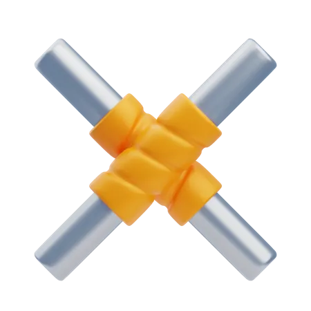 Bastões de combate  3D Icon