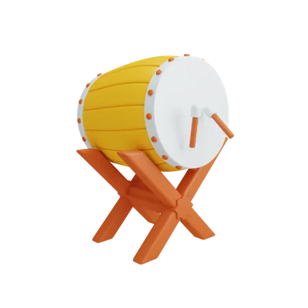 Bedug drum  3D Illustration