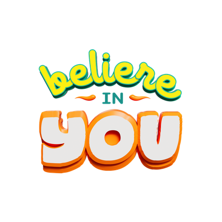 Beliere en toi  3D Icon