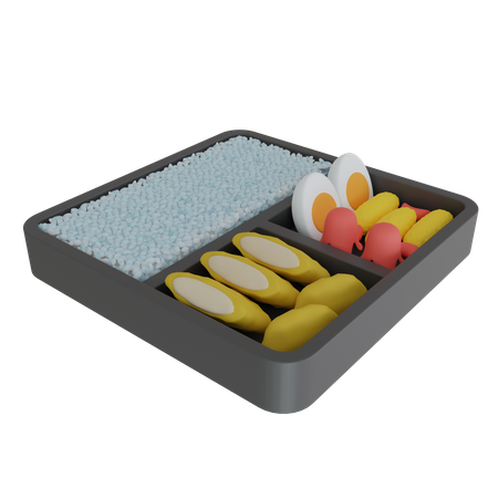 Bentô  3D Icon