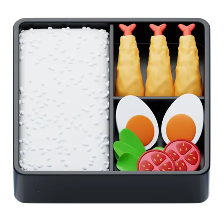 Caixa de bento  3D Icon