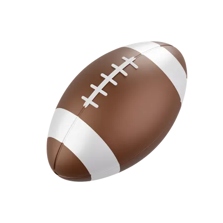 Bola de rugby  3D Illustration