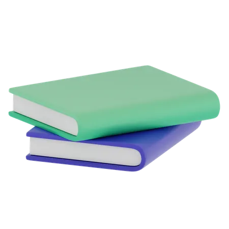 Books  3D Icon