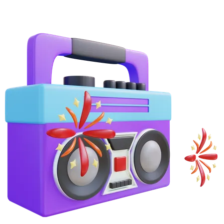 Boombox  3D Icon
