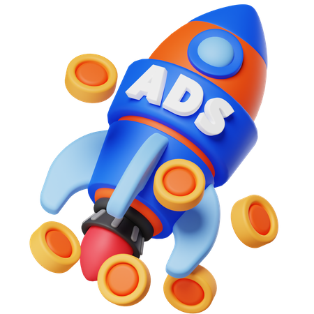 Boost Ads  3D Icon