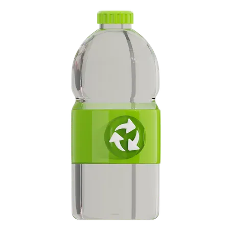Recycler la bouteille  3D Icon