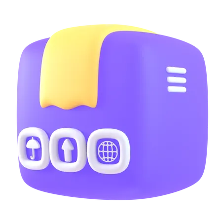 상자  3D Icon