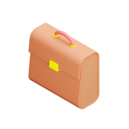 Briefcase  3D Illustration