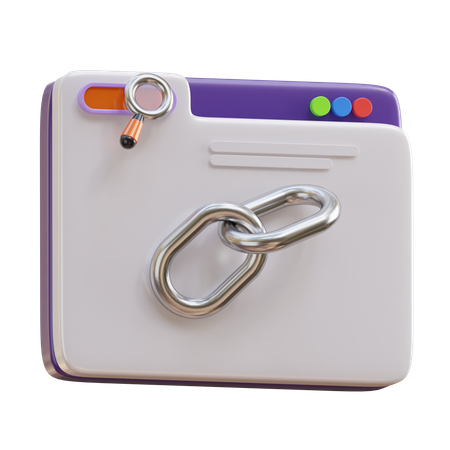 Browser Link  3D Icon