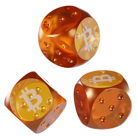 Criptografia de dados de vidro btc  3D Icon