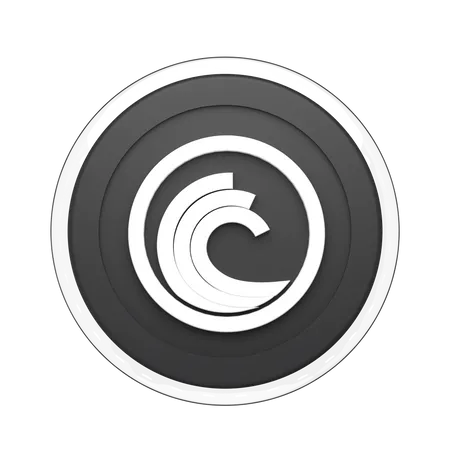 Cryptomonnaie  3D Illustration