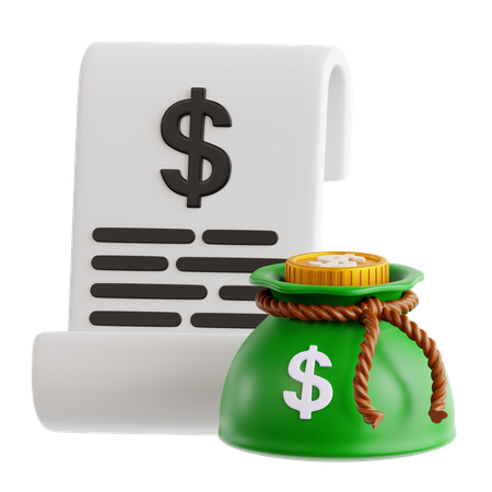 Budget  3D Icon