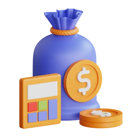 Budget  3D Icon