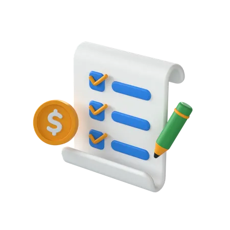 Budget Planning  3D Icon