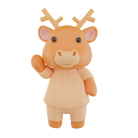 Buffalo  3D Icon