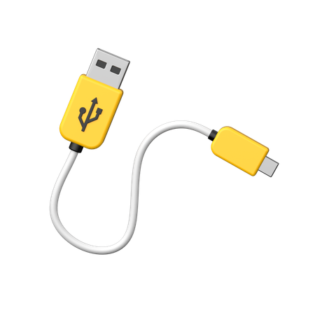 Cabo de dados  3D Icon