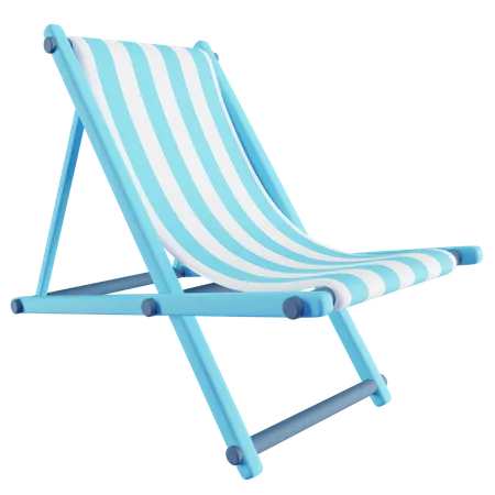 Cadeira de praia  3D Icon