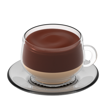 Café con leche  3D Icon