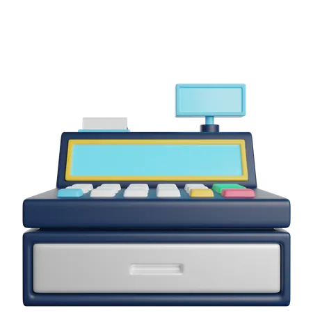 Caixa registradora  3D Icon