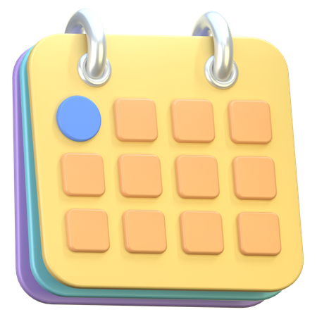 Calendar  3D Icon