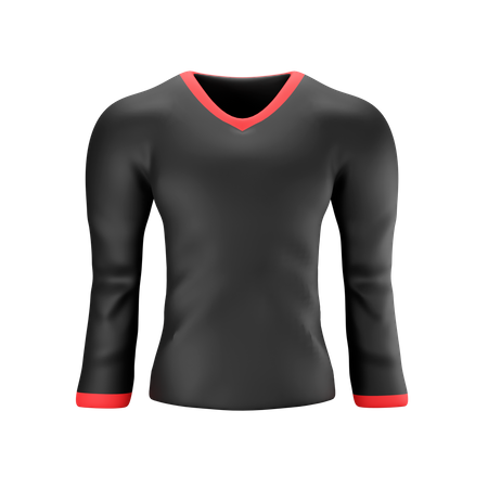 Camisa de manga comprida  3D Illustration