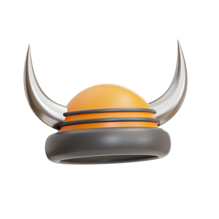Capacete viking  3D Icon