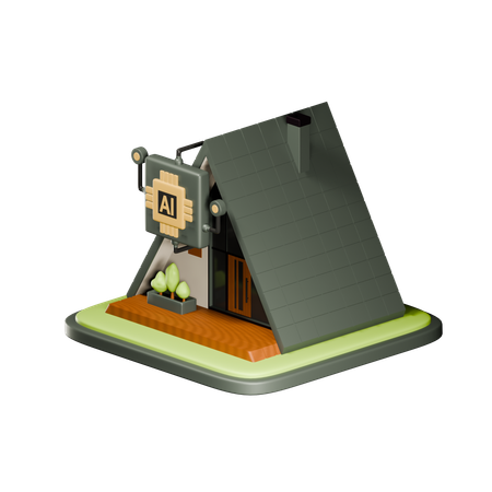 Casa inteligente  3D Icon