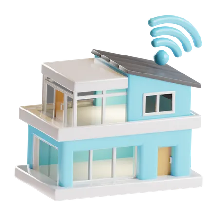 Casa inteligente  3D Icon