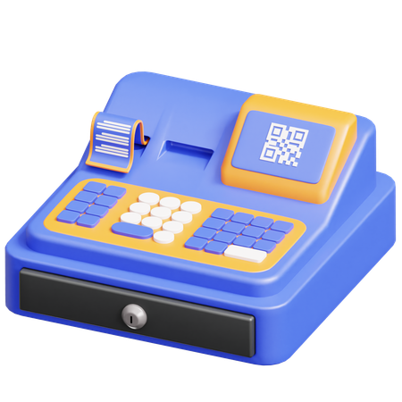 Cash Register  3D Icon