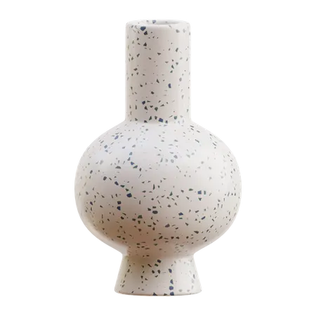Ceramic Flower Vase  3D Icon