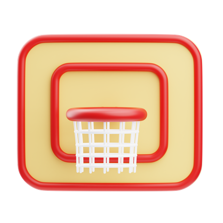 Cesta de basquete  3D Icon