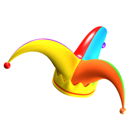 Chapéu de palhaço  3D Icon