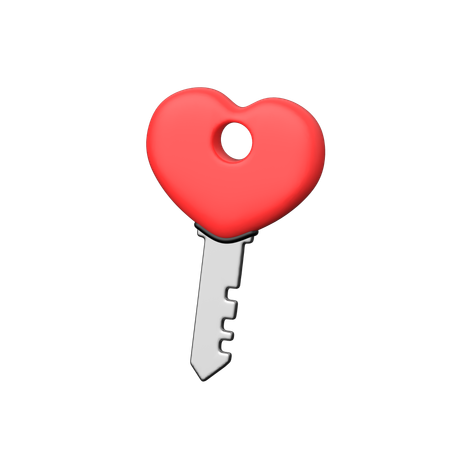 Chave do amor  3D Icon