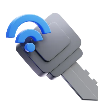 Chave inteligente  3D Icon
