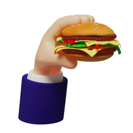 X-Burger  3D Illustration
