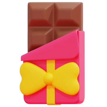 Chocolate Gift  3D Icon