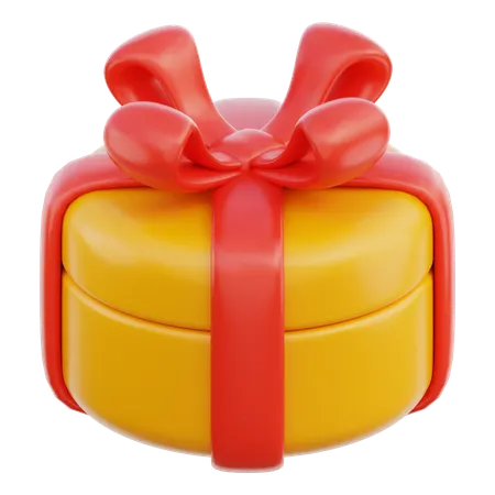 실린더 선물  3D Icon