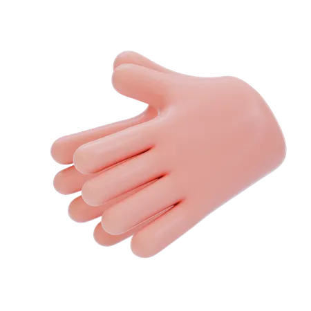 박수 손짓  3D Icon