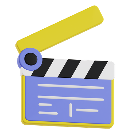 Clapper Board  3D Icon