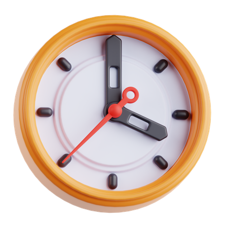 Clock  3D Icon