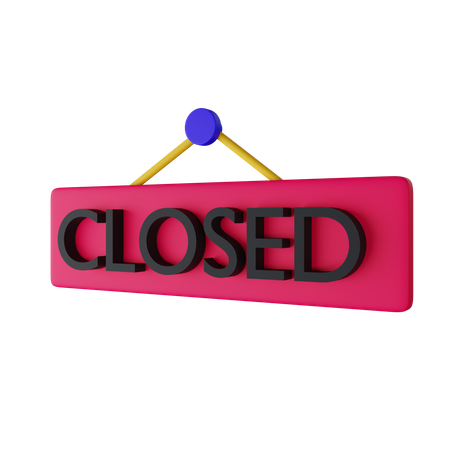 Closed  3D Icon