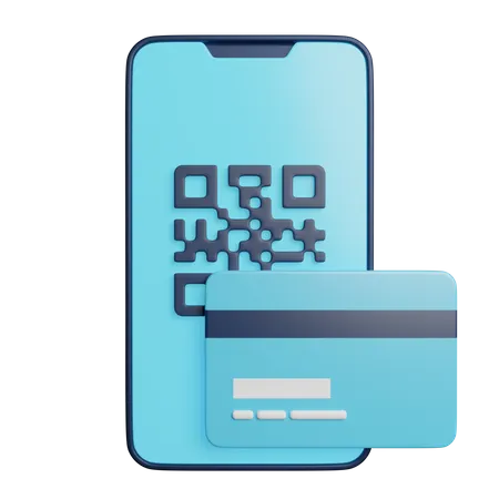 Pagamento por código de barras  3D Icon