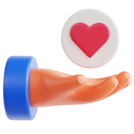 Compaixão  3D Icon