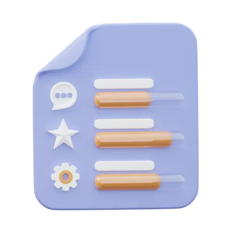 Compétences  3D Icon