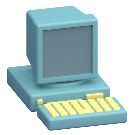 Computer  3D Icon